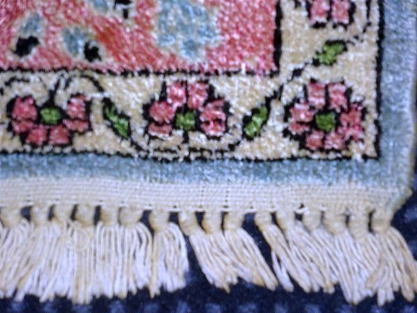 Teppiche: Handgeknüpfter Perserteppich rosa/blau – Gebraucht aus Geroldswil von ARTEFACTO 7