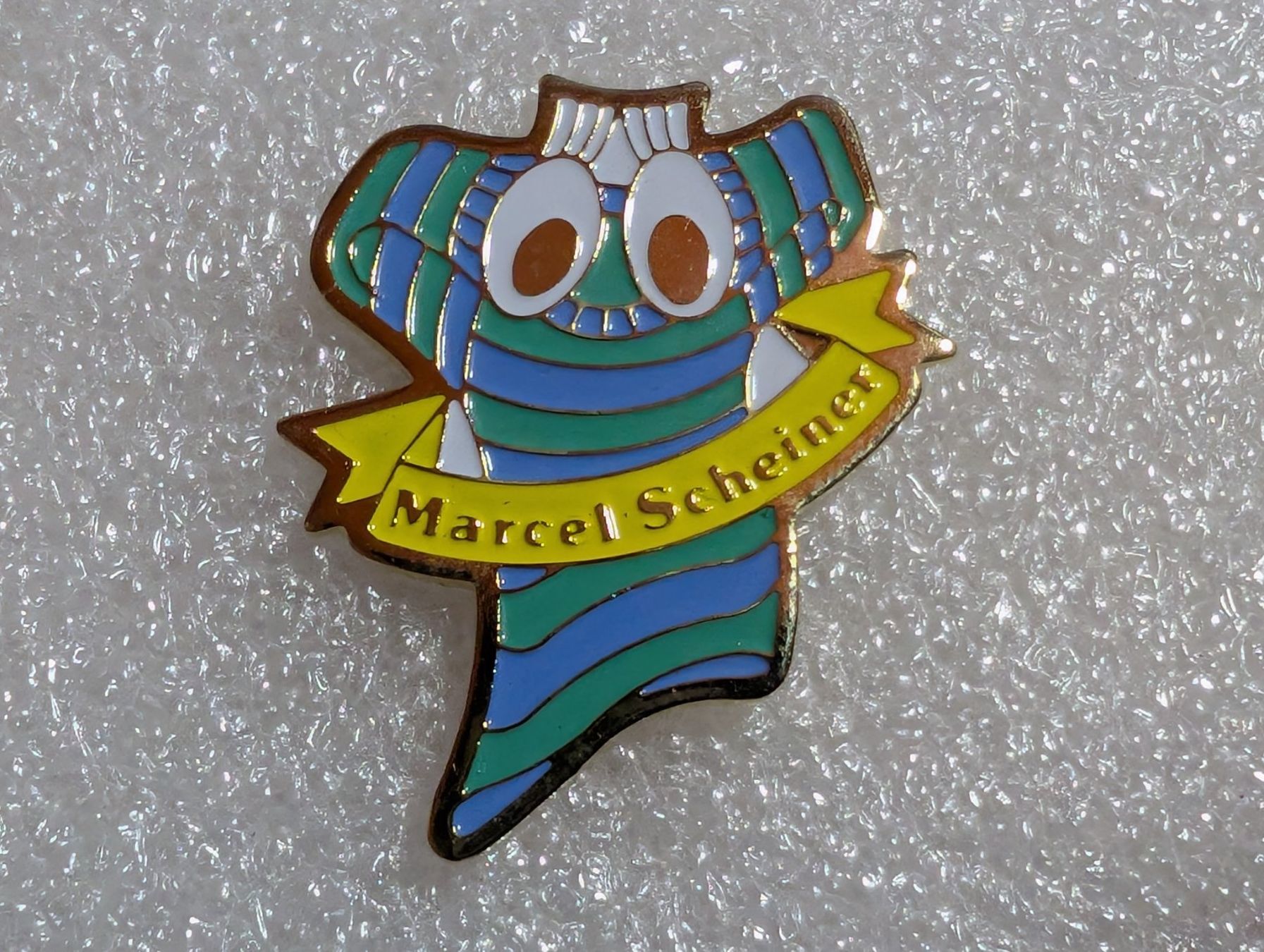 Plaketten & Abzeichen: Ansteckpin 252: Marcel Schreiner – Gebraucht aus Oppligen von Pin-Fall-Shop