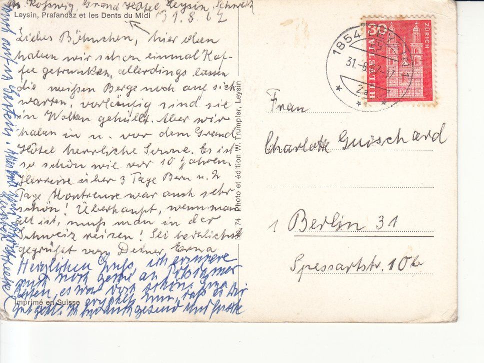 Cartoline postali: Leysin 1967 – Usato da Bürglen TG venduto da StampGraf 1