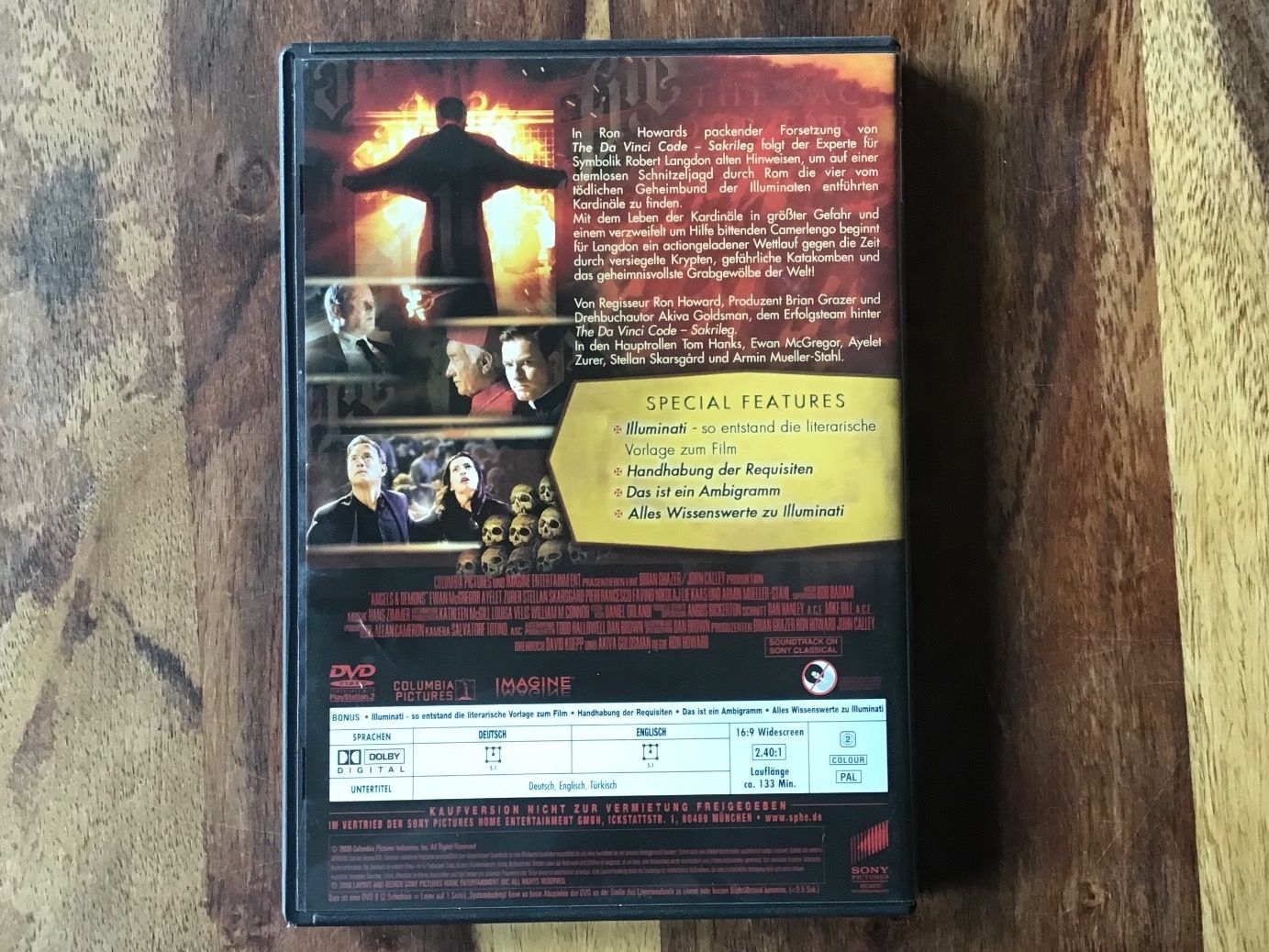 Tutti i DVDs: DVD Illuminati  Angels & Demons mit Tom Hanks – Usato da Giswil venduto da Pingu109 1