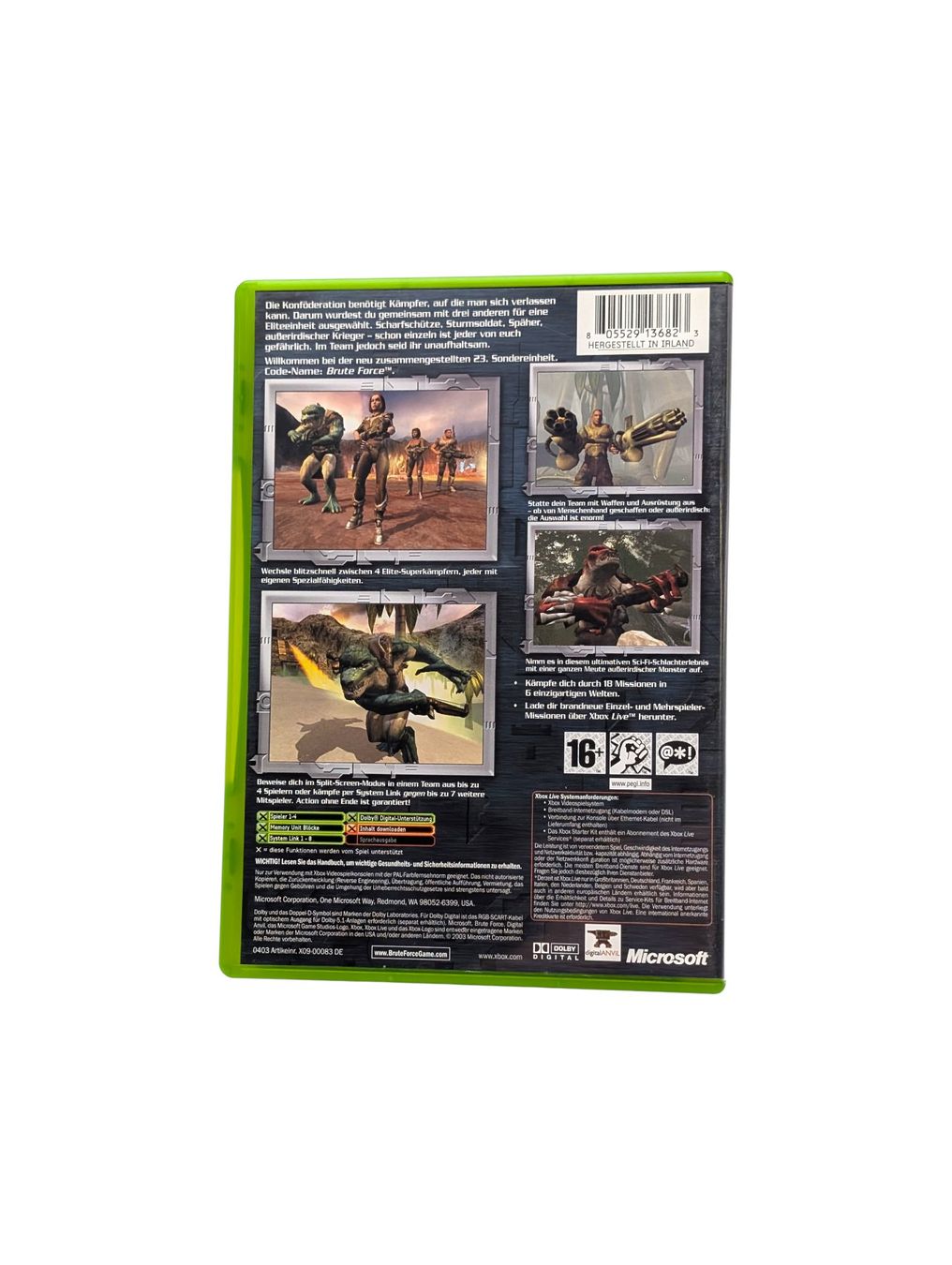 Microsoft Spiele: Brute Force Xbox Classic – Gebraucht aus Domat/Ems von IsseldorsShop 1