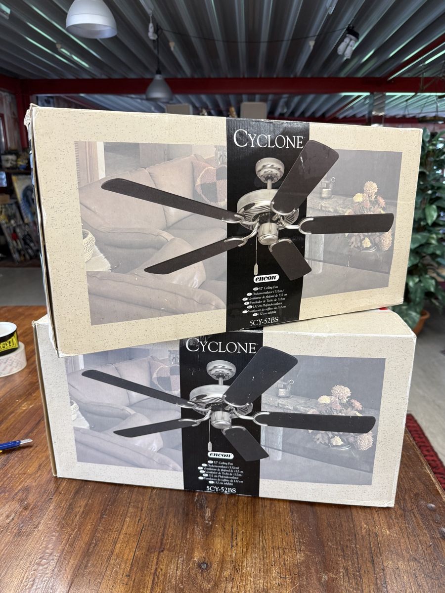 Ventilatori: 2x Encon / Westinghouse Deckenventilator "Cyclone" 132cm – N – Nuovo e nell'imballaggio originale da Zuzwil SG venduto da Pomy 6
