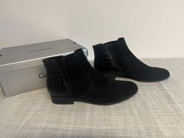 Gabor Stiefeletten schwarz mit Reissverschluss Gr 39.5