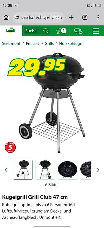 Griglie: Grill – Usato da Fischenthal venduto da tui_b5y8