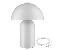 Akku-Tischlampe Kade weiss