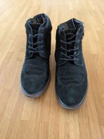 Tommy Hilfiger Black Suede Ankle Boots - Size 37