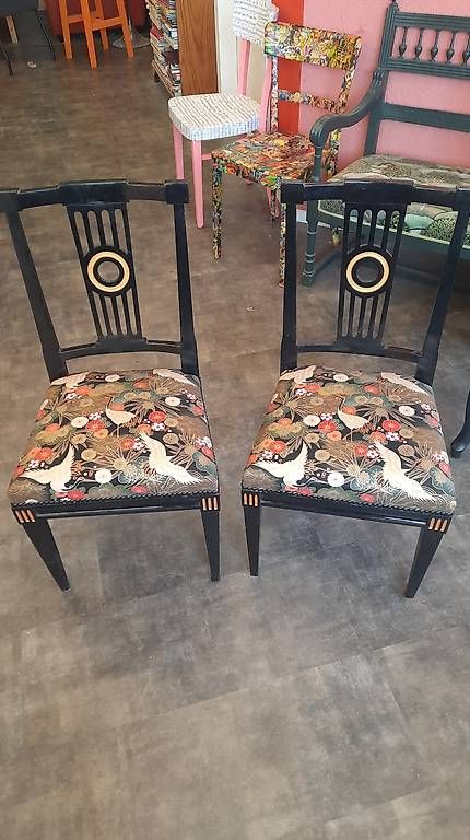 Sedie: Paire de chaises japonisantes  – Usato da Yverdon-les-Bains venduto da joe_m2gk