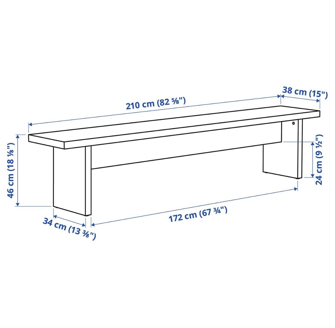 Bänke: Bench IKEA BERGSHYTTAN – Neu (gemäss Beschreibung) aus Zürich von Soudeh_Alice 3