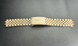 LONGINES - BRACELET PLAQUÉ OR 17 mm AVEC BOUCLE DÉPLOYANTE