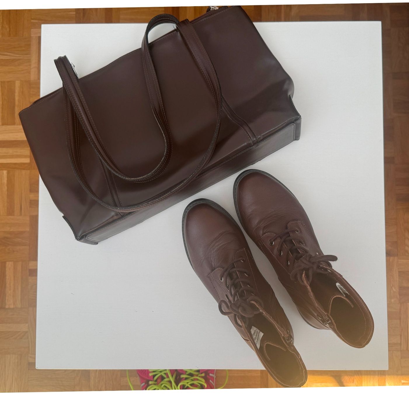 Sacs femmes: Damen Handtasche Leder braun – D'occasion à Lodrino par mediwell 6