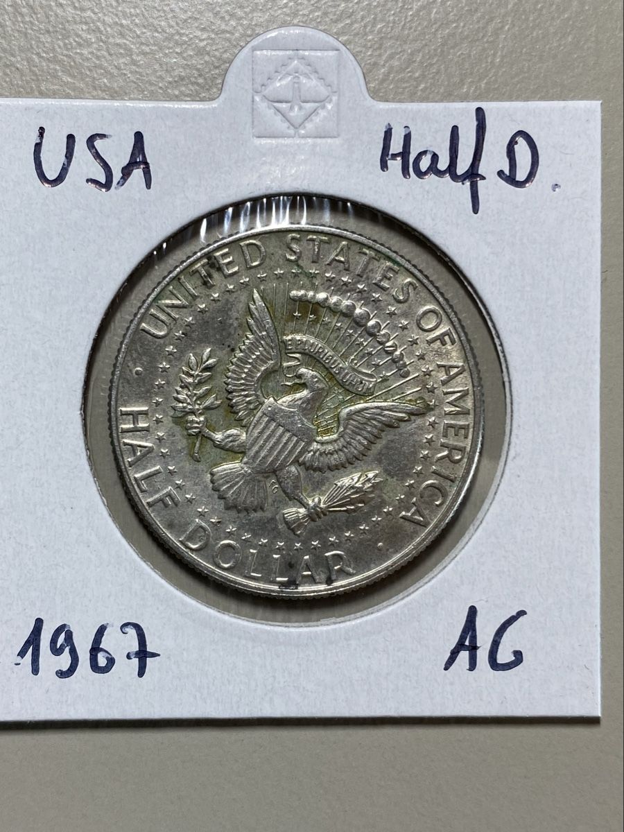 Alle Münzen: USA - 50 cents - 1967 - AG – Gebraucht aus Payerne von Mike1682
