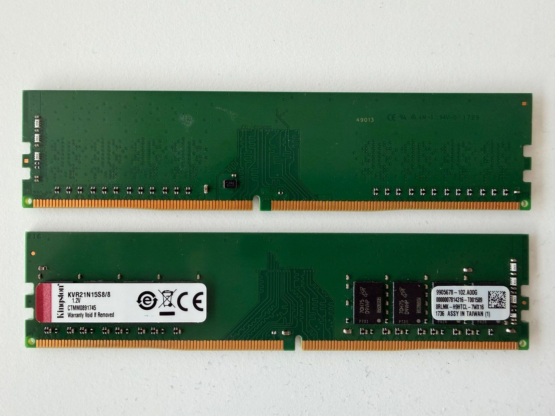 Kingston Memoria / RAM: Mémoire vive / Arbeitsspeicher – Usato da Villars-le-Grand venduto da a9f_g66y
