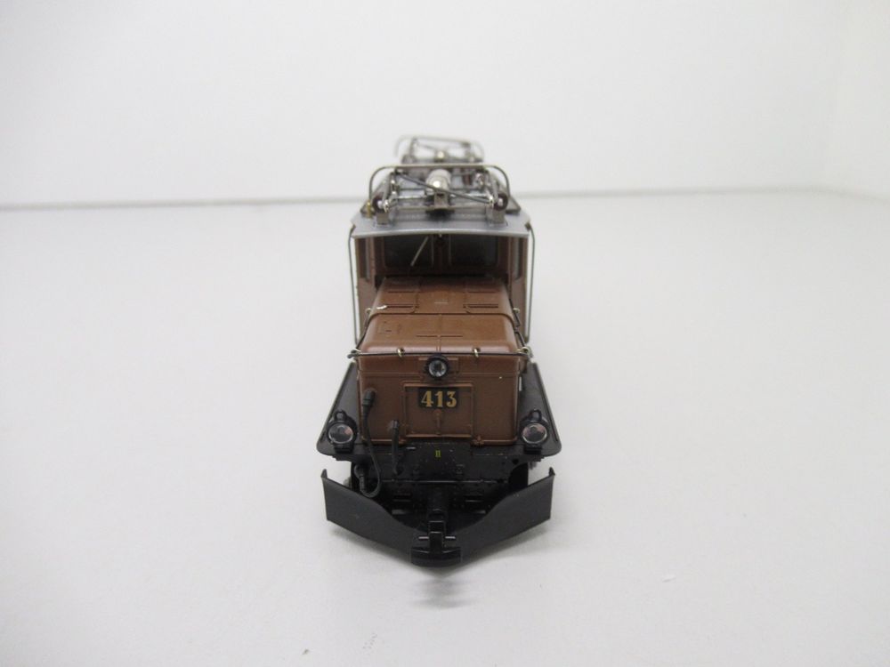 Bemo Modelleisenbahnen: Bemo 1255 Ge 6/6 Rhätische Bahn Krokodil DC/WS-Analog H0m – Gebraucht aus Basel von mhmarken 3