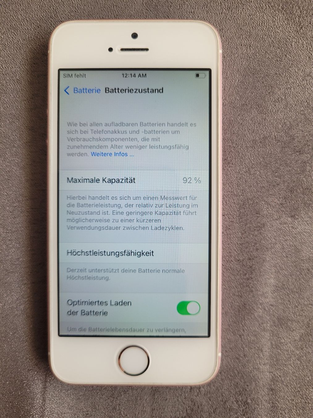 Apple Telefoni cellulari / Smartphones: iphone SE Rosagold 16GB – Usato da Birsfelden venduto da joz_t7bw 3