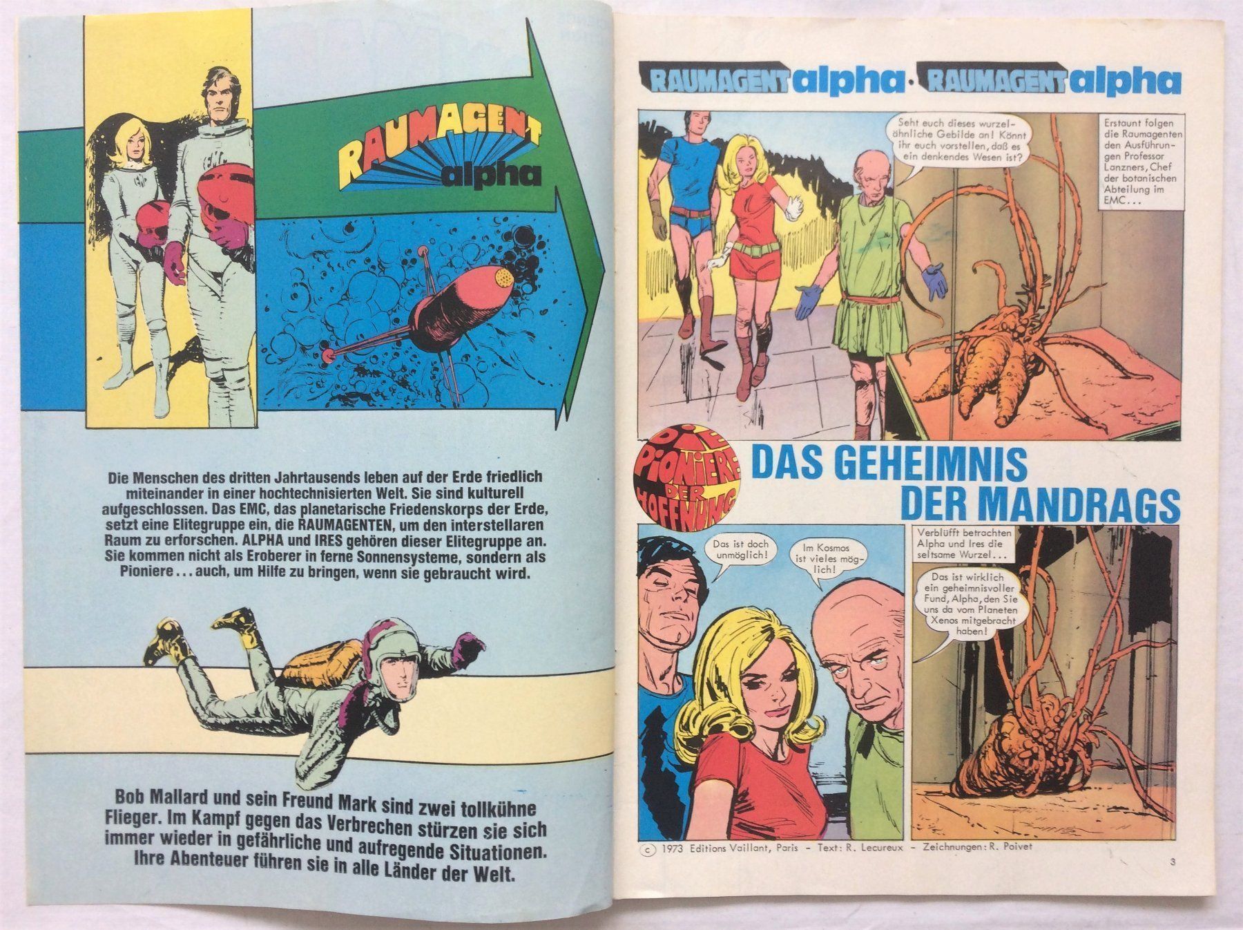 Fumetti: RAUMAGENT alpha - Nr.17/1973 – Usato da Schaffhausen venduto da durruti 1