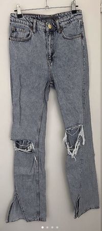 Rox Black Jeans, Destroyed Look, Gr. 27