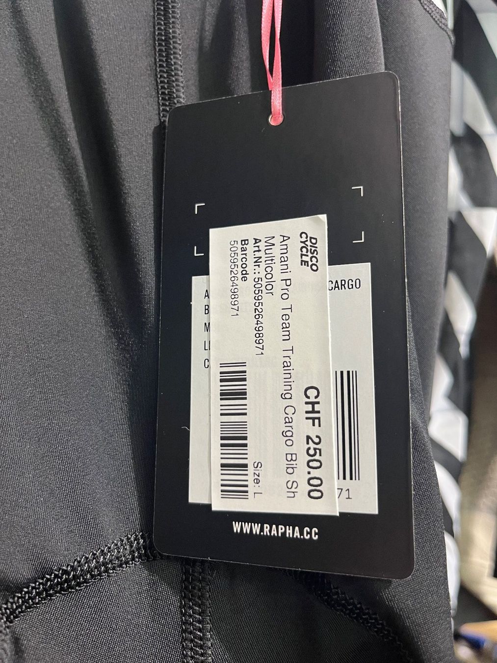 Rapha Pantaloni: % Rapha - Men's AMANI Cargo Bibs, L – Nuovo e nell'imballaggio originale da Bern venduto da Disco_Cycle 4