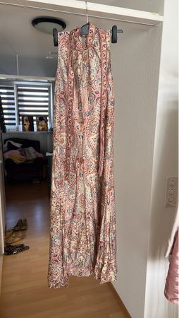 Langes Sommerkleid mit Paisley-Muster Grösse S/M 
