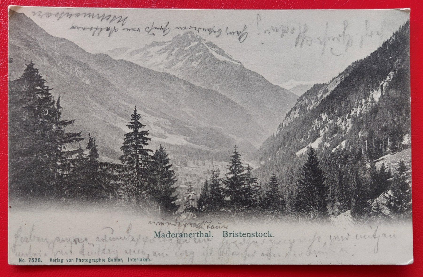 Cartoline postali: Maderanerthal ; Bristenstock 1905 – Usato da St-Légier-Chiésaz venduto da Theo006