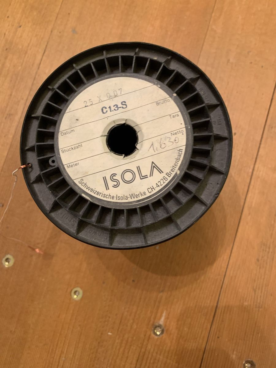 Kabel: 1 Spule HF Kupferlitze – Gebraucht aus Thörishaus von katinam 2