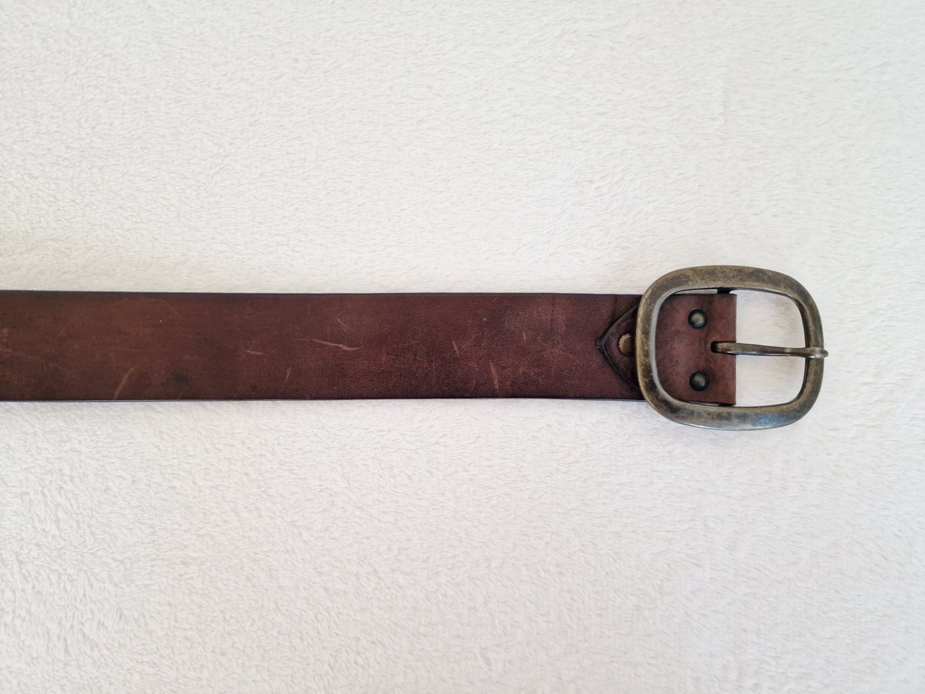 Cinture: Damen Echt Leder Gürtel 75 Braun – Usato da Hallau venduto da CHACLA 1