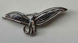 Brosche Vintage mit Boreales Steinen