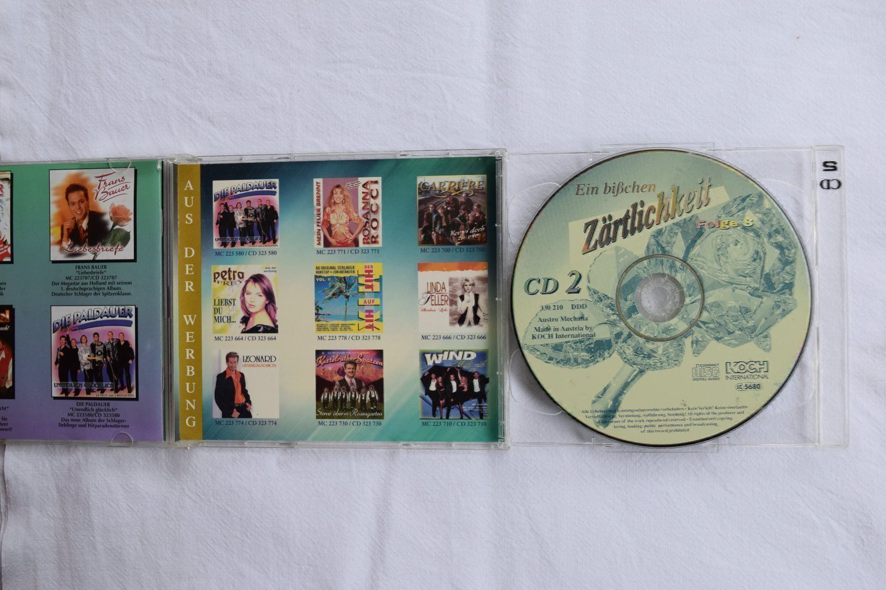 CD: CD: Ein bisschen Zärtlichkeit/2CD's (52) – Usato da Reutigen venduto da DONDON55 2
