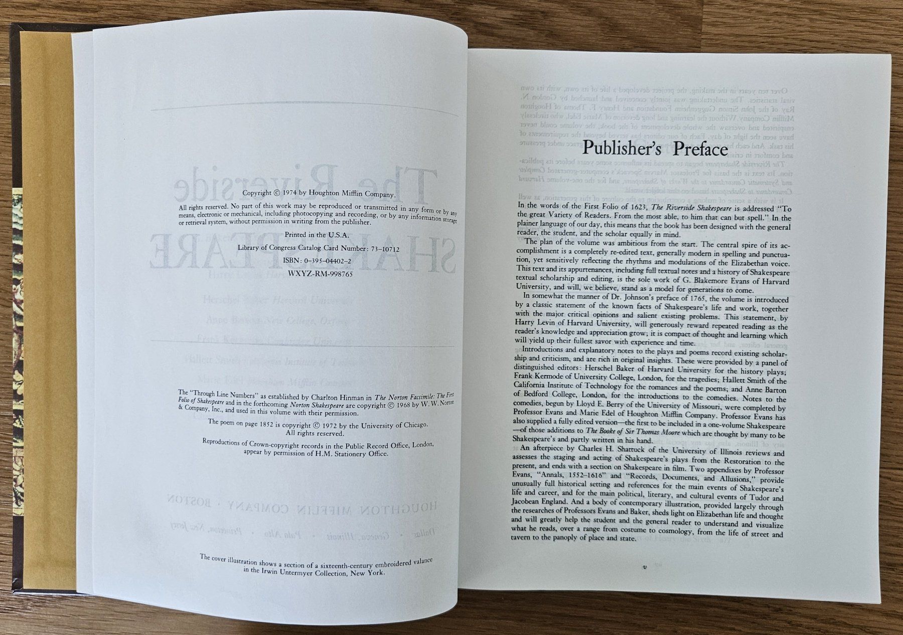 Libri: The Riverside Shakespeare – Usato da Schaffhausen venduto da asyouwestley 3