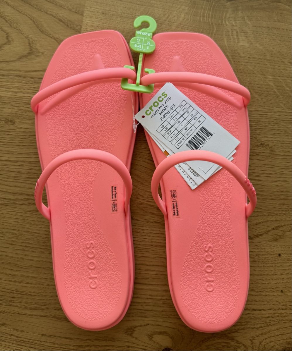 Crocs Scarpe da donna: Crocs Miami two straps 41-42 – Nuovo e nell'imballaggio originale da Châtelaine venduto da Veradat