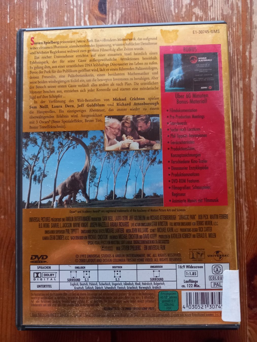 Tutti i DVDs: DVD Jurassic Park Steven Spielberg – Usato da Langenthal venduto da noa_9wcy 1