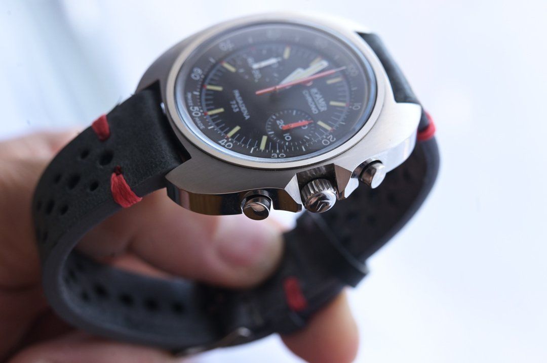 Roamer Orologi: Roamer pasadena 733 pilot chronograph, valjoux 7733, NOS – Usato da Eschert venduto da Watchlegend 2