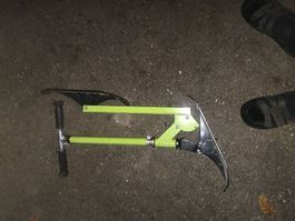 Snow kick scooter
