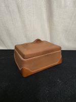 Terracotta Aufbewahrungsbox mit Glas Einsatz und Deckel