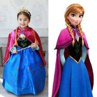 Anna Frozen Kleid Größe 100 bis 140cm Die Eiskönig