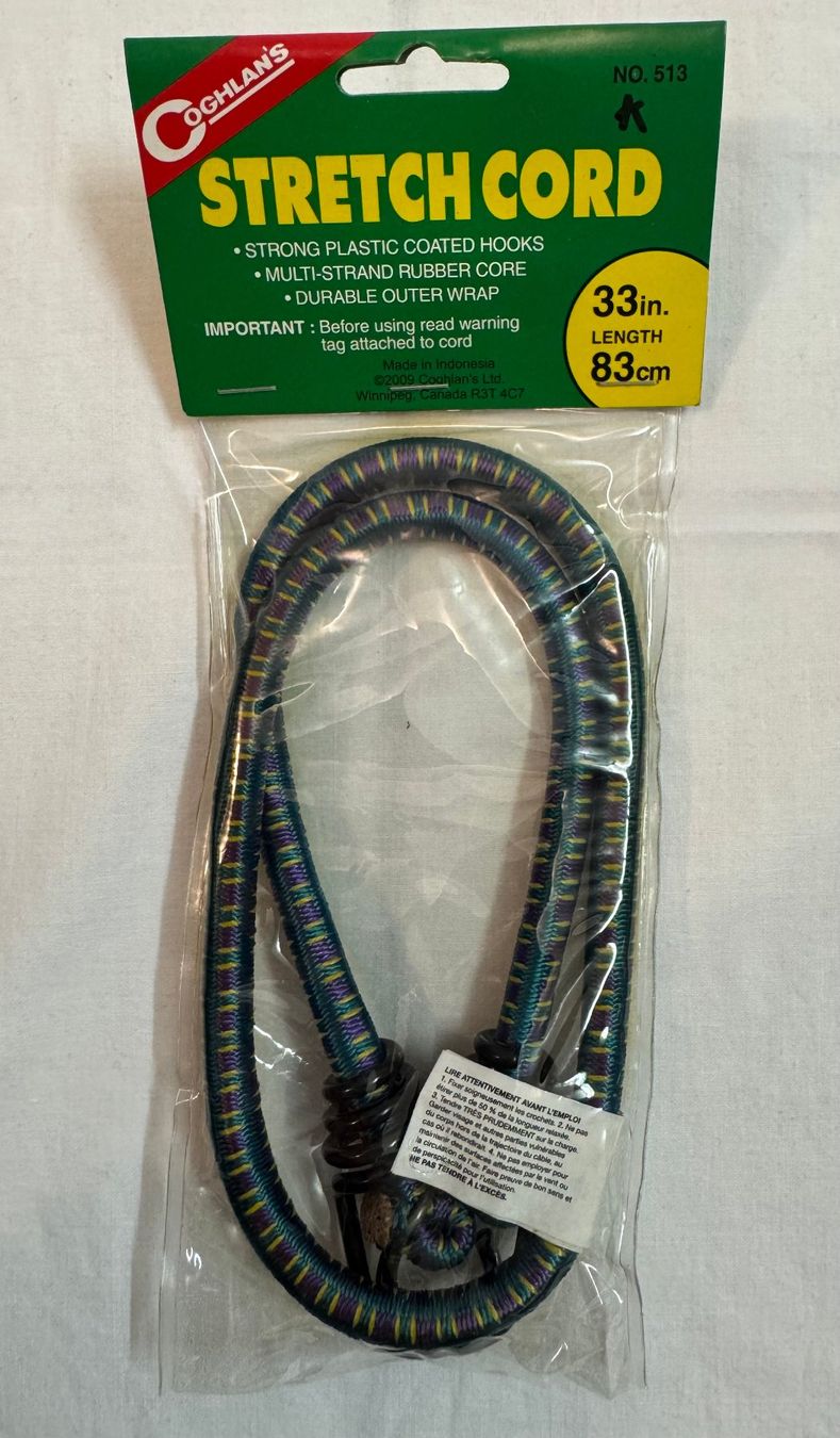 Seile: Universal-Gepäckspanner / Spanngummi / Gummizug 83cm – Neu und originalverpackt aus Wil SG von Midaco