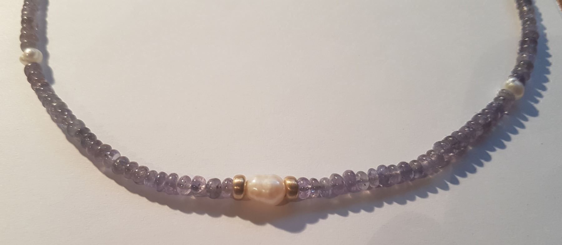 Catenine: Tanzanit Perle Kette – Nuovo e nell'imballaggio originale da zuerich venduto da Jewlsdesign 1