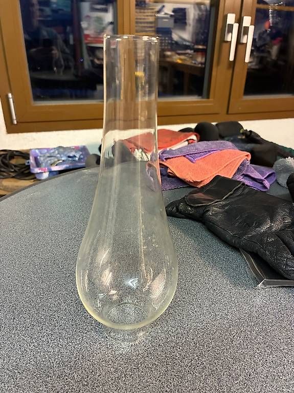Lampade: Glas zu Öllampe Petrollampe – Usato da Niederhünigen venduto da Rf900rs2