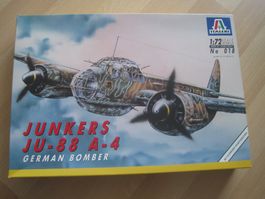 Junkers JU 88 A-4 mit Schweiz Hoheitszeichen  1/72  Italeri