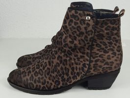 WANDA PANDA elegante Stiefeletten Leopard Gr. 36