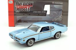 PONTIAC GTO JUDGE 1969 BLAU 1:18 AUTOWORLD
