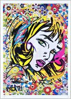 Death NYC Ltd Pop Art Druck "  Murakami Lichtenstein Girl