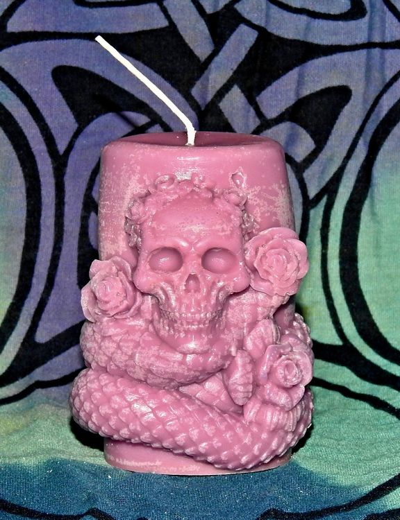 Gusseisen Schädel Deko - 11cm Totenkopf Gothic Halloween Dekoration