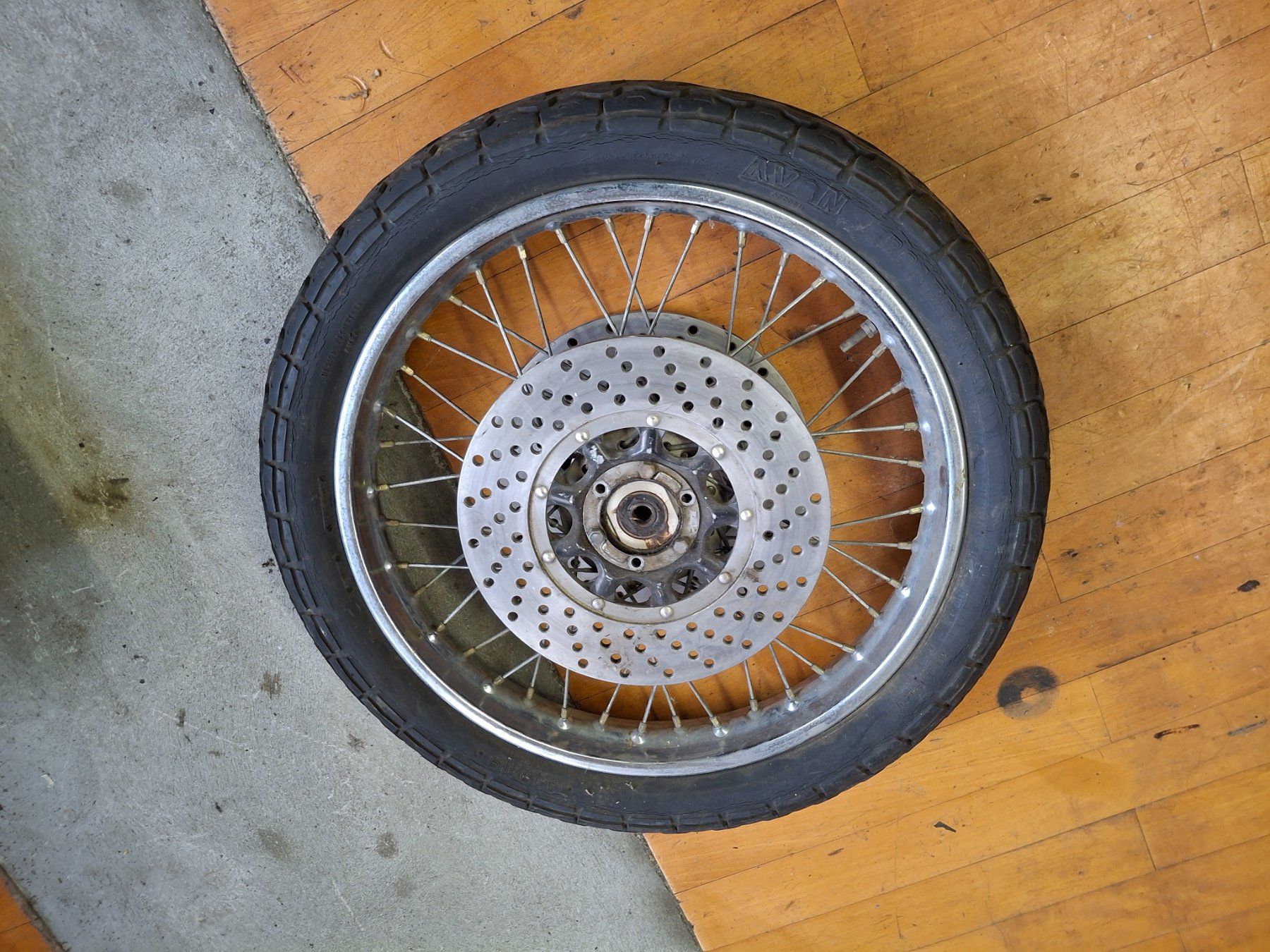 Honda Tutti i ricambio per moto: HONDA CB750 FOUR 1973 VORDERRAD OLDTIMER – Usato da Wängi venduto da Toeff85 3