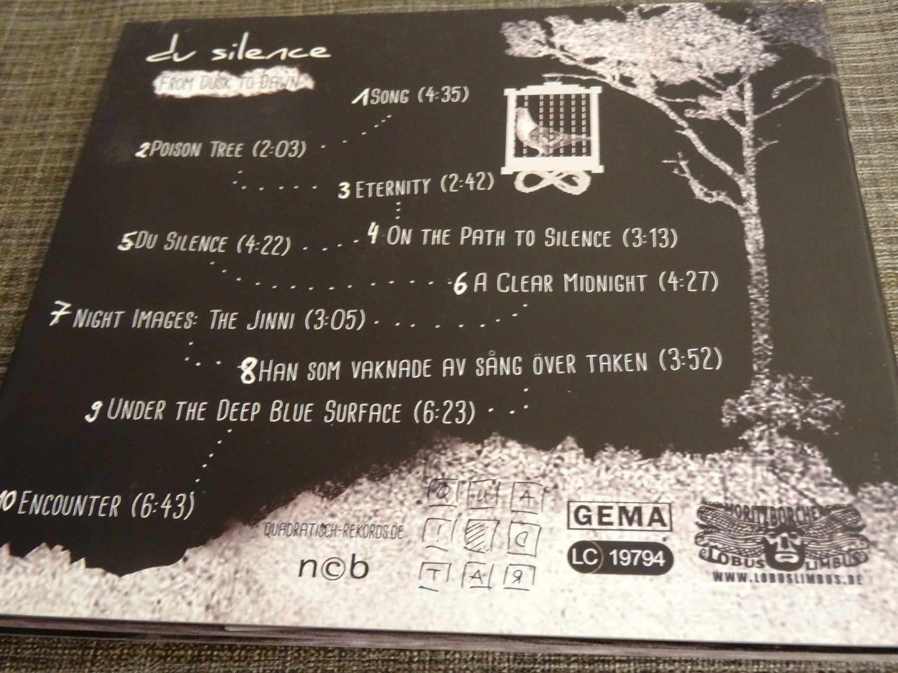CD: Du Silence - From dusk to dawn CD – Usato da Olten venduto da Disc-Ausverkauf 1
