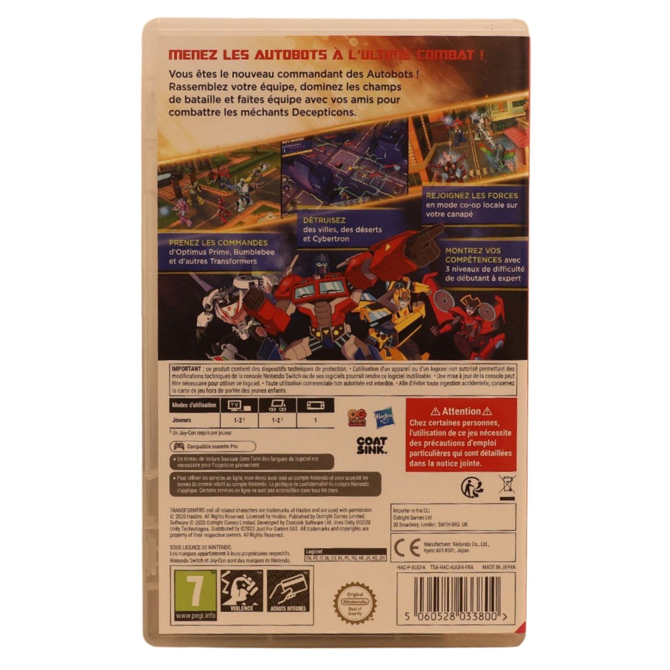 Spiele: Transformers: Battlegrounds - Switch – Gebraucht aus Paudex von dindeboy 1