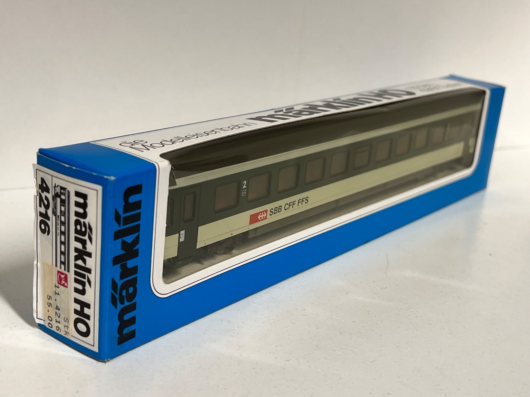 Märklin Modelleisenbahnen: Märklin HO SBB CFF FFS Wagen 2. Klasse – Neu und originalverpackt aus Geroldswil von TopTrain54 2