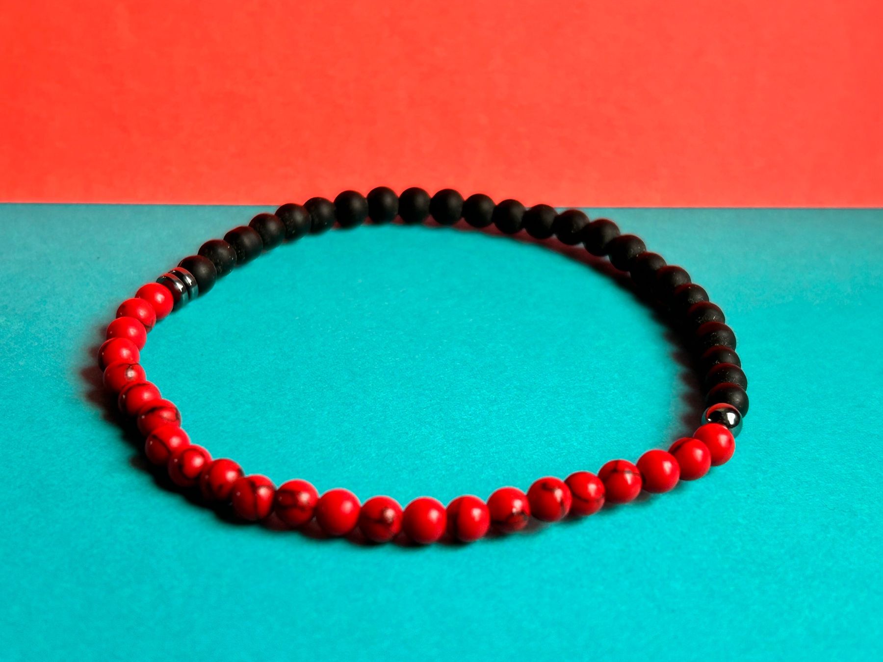 Armbänder & -reifen: Herrenarmband rot-schwarz – Neu und originalverpackt aus Dittingen von Bellevista 4