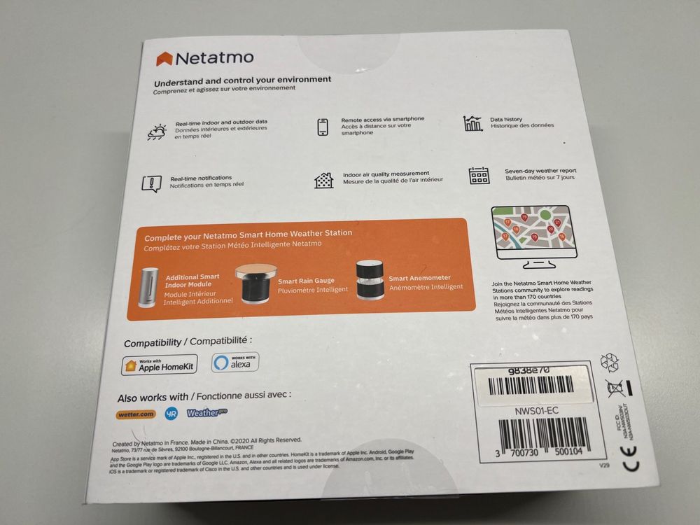 Netamo Smart Home Weather Station (Neu und originalverpackt) in ...