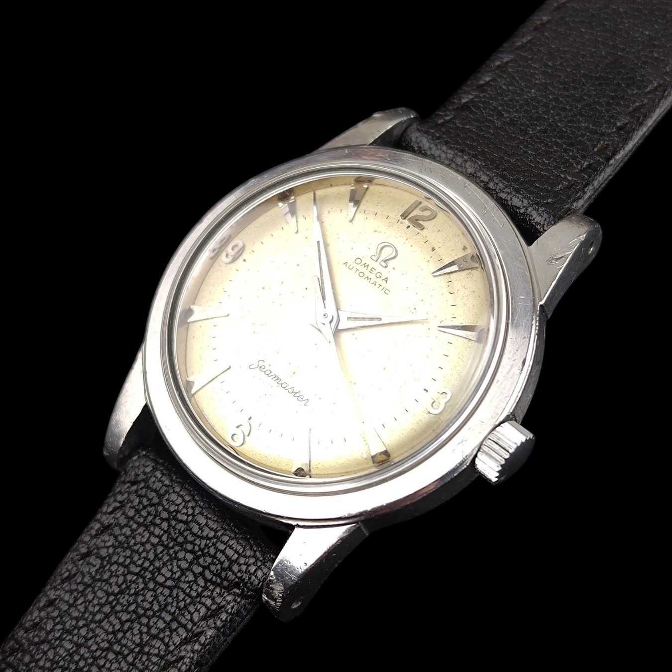 Omega Orologi: Omega Seamaster Automatic Bumper 2577-8 de 1951 Révisée – Usato da Ollon VS venduto da Astiegan 2