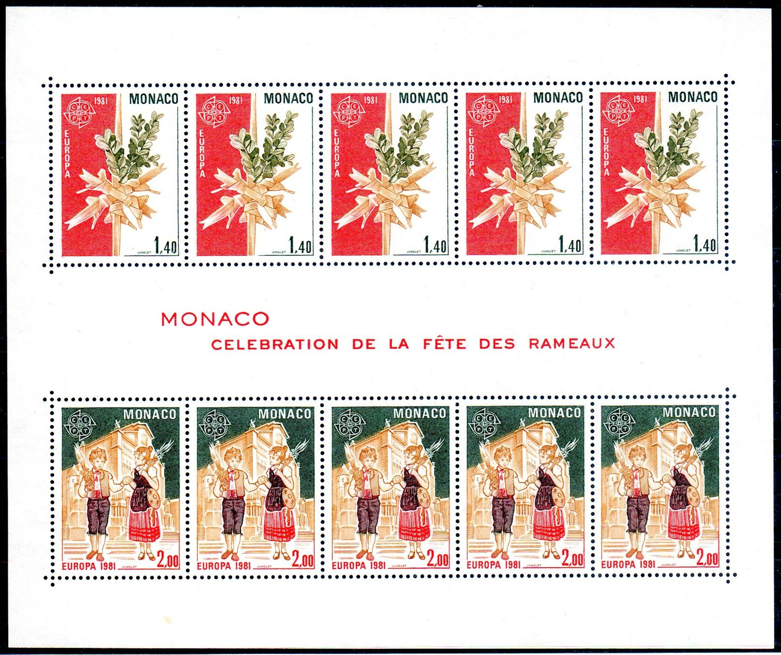 Tutti i francobolli: ** POSTFRISCH ** CELEBRATION DE LA FÊTE DES RAMEAUX - MO18 – Nuovo (secondo la descrizione) da Losone venduto da EM2019